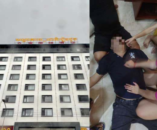 昨天下午2点，西港九州国际酒店，一名中国男子因心脏病突发身亡。