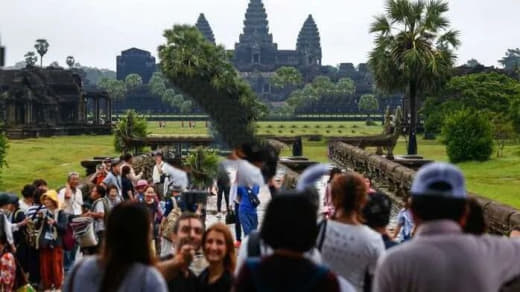 据柬媒消息，近日，旅游部发布报告，今年前7个月，柬埔寨接待国内游客共1...