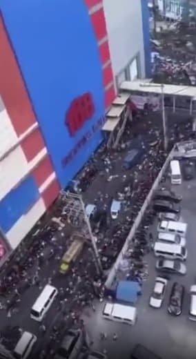 菲律宾168商场发生骚乱，民众恐慌逃生