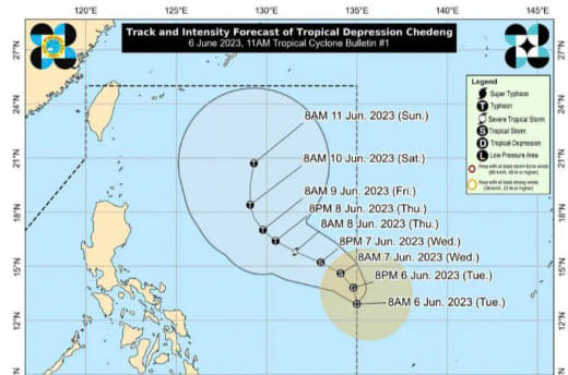第三号台风”策登”生成不会直接袭击菲律宾本岛