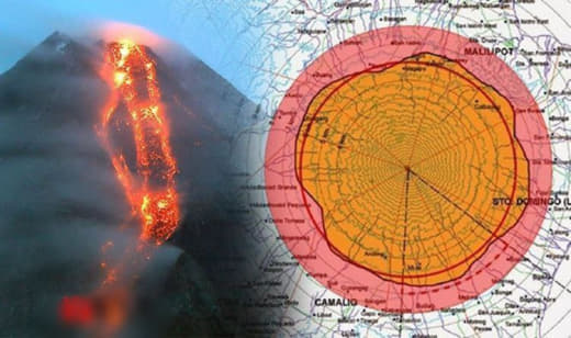 当地时间6月13日，菲律宾阿尔拜省(Albay)地方政府宣布将马荣火山...