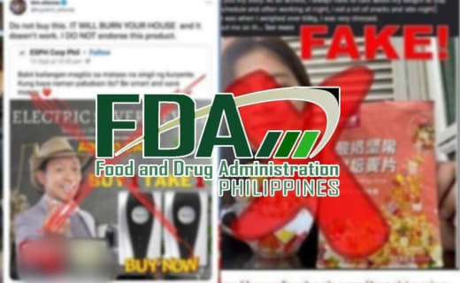 菲律宾食品药物管理局(FDA)正在加大力度追查那些利用社交媒体名人照片...