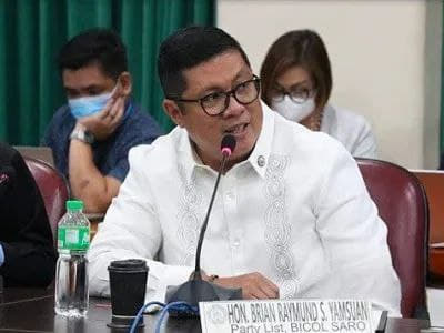 当地时间9月4日，菲律宾BicolSaro党代表延苏安(BrianRa...