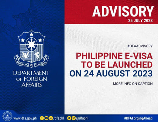 菲律宾电子签将于8月24日上线！