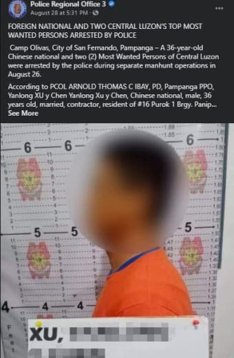 涉性侵前女员工菲律宾警方逮捕中国承包商