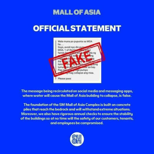 菲律宾SM亚洲商城倒塌是假新闻