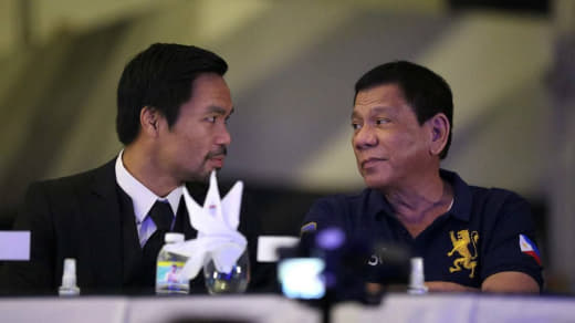 破镜重圆？菲律宾总统候选人帕奎奥愿意得到杜特尔特的支持