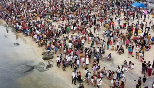 6万人涌入！“白沙滩”乱象惊动菲总统府